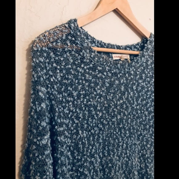 Altar’d State Blue Popcorn Knit Tunic - Picture 2 of 7